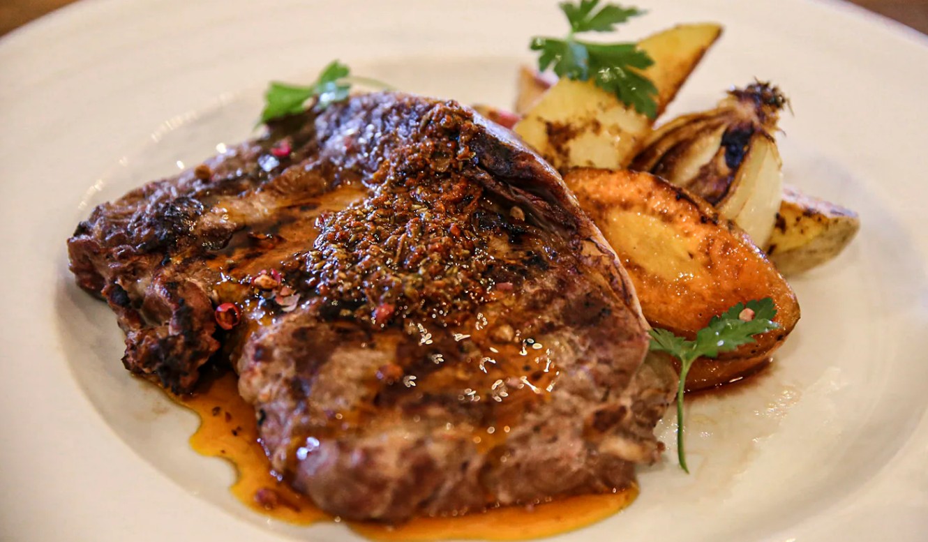Elegant private chef dinner at Nestled Inn